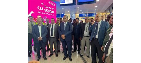 افتتاح فضاء جديد لاستقبال مرافقي المسافرين بمطار أم التونسي"